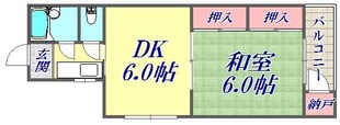 平野マンションの物件間取画像